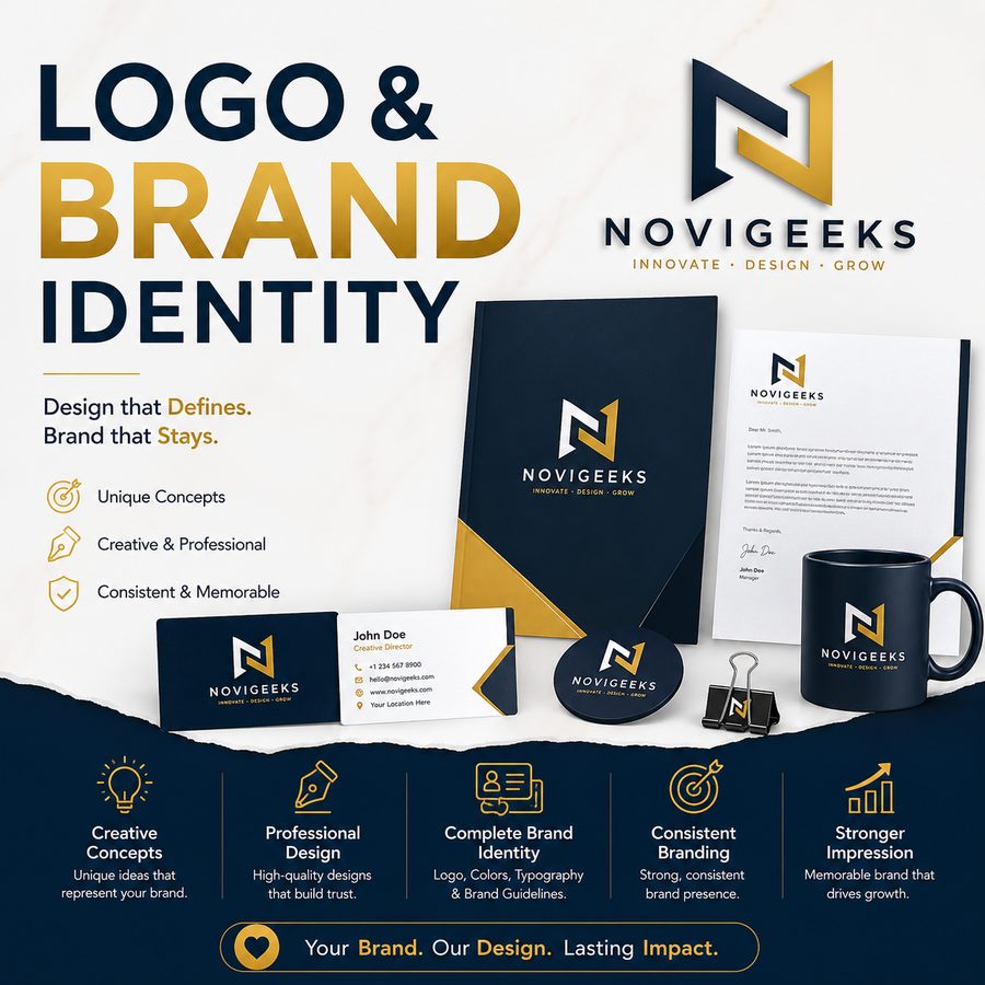 Logo and brand identity work: stationery, cards and brand guidelines